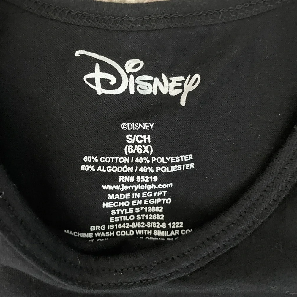 Disney Mickey Minnie Mouse Girls Graphic Tee Side Tie‎ Top 6/6X NWOT